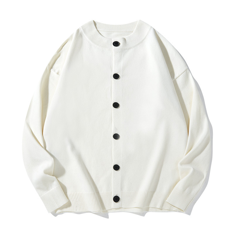 Oversized Knit Cardigan – Minimalist Open-Front Sweater For Men (M-Xxl, Black/White/Gray) Fashion Trends_voghion.com