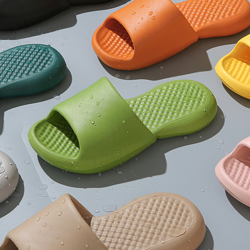 Wholesale Sister Sister Same Style Slippers for Women Summer Home Indoor Bath Silent Quiet Home Use Couple Soft Sole Cool Slippers for Men