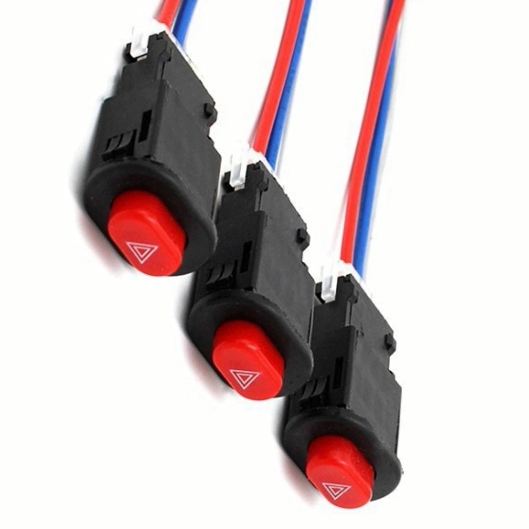 Электромобиль модификация мотоцикла двойная вспышка Аварийная сигнализация, обгон, выключатель аварийного света