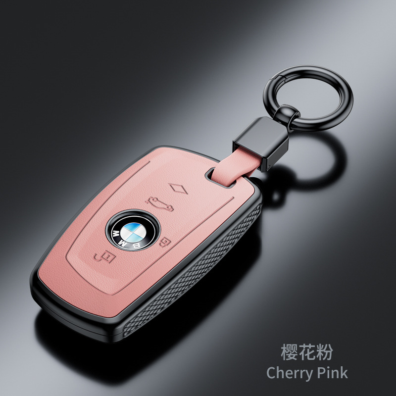 Suitable for New Bmw Key Cover X1/x2/x3/320li/5 Series/3 Series/7 Series/525li Nappa Pattern Fashion Case