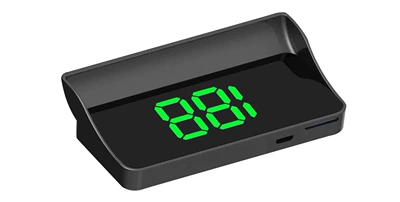 Beidou Vehicle-Mounted Hud Head-Up Display Speed Measurement Radar Safety Warning Car Instrument Automatic Upgrade Speed Display (Vehicle HUD) - 3inch-bicycle-speed-green-projection-silent-version-usb-cable