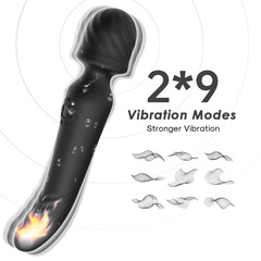 AV Stick Vibrating Full-Body Massage Wand, Rechargeable Silicone, Couples' Erotic Masturbation Toy – USK-W02