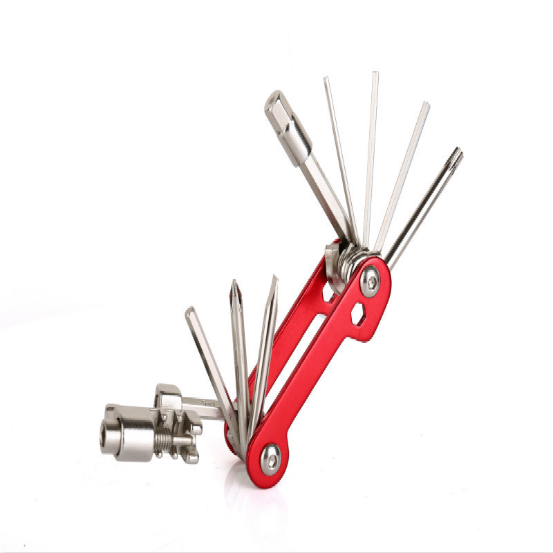 Colorful Bicycle Repair Tool Combination Mountain Bike With Chain Cutter Repair Tool Repair Bicycle Equipment