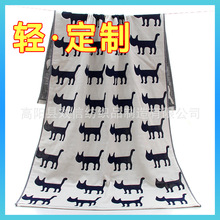 纯棉纱布浴巾三层纱布卡通浴巾吸水洗澡游泳速干浴巾高阳厂家定制