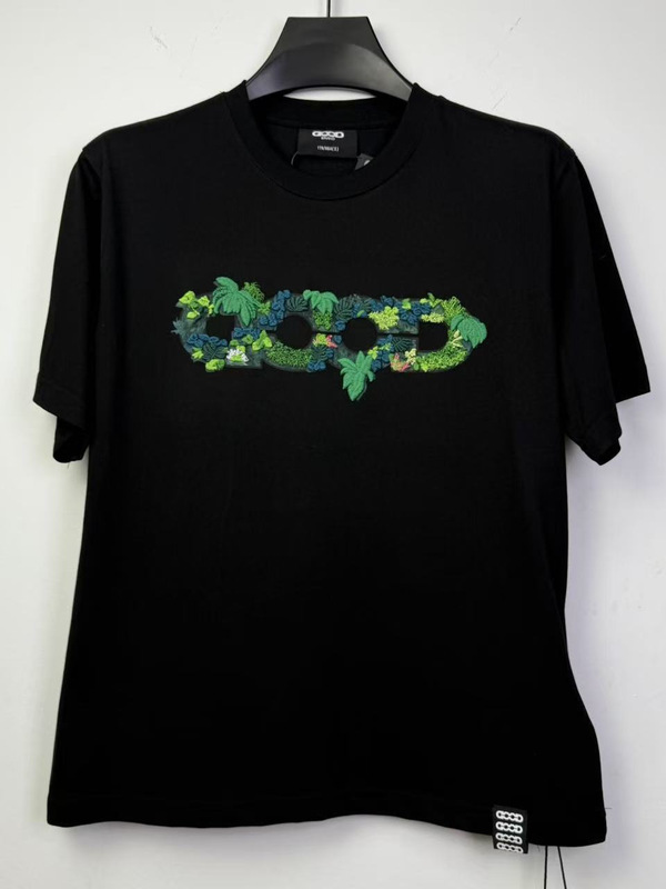 现货 GOODBRAND 立体绿植刺绣地图LOGO宽松短袖T恤 男女同款|undefined