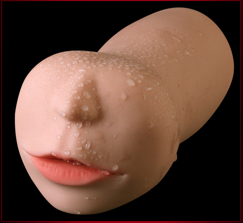 Jiuai Oral-Style Masturbator with Tongue Detail, TPE Manual Stroker for Men — detail image 12