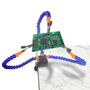Three-Jaw Soldering Station Auxiliary Fixture Third Hand Pcb Circuit Board Universal Fixed Table Clamp Welding Repair Tool