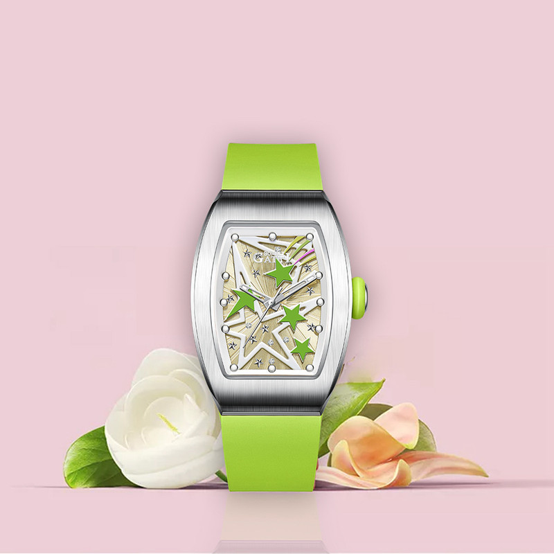 German brand Bugatti women's mechanical watch cross-border wholesale supply Shopee fashion luminous waterproof watch