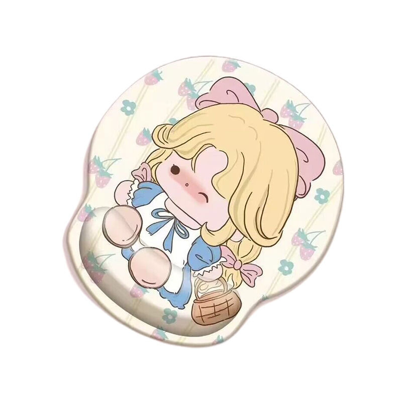 Alfombrillas de ratón transfronterizas, divertidas y variadas, reposamuñecas, alfombrillas de ratón de alta calidad con formas especiales, alfombrillas de ratón de dibujos animados para hombres y mujeres