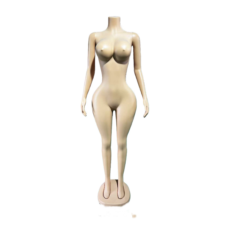 Maniquí de exhibición de escaparate de tienda de ropa, modelo curvilíneo BBL, talla grande europea y americana, busto grande, glúteos grandes, tono de piel, cuerpo completo, modelo femenino