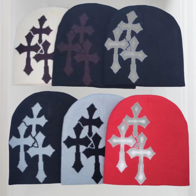 Cross-border Jacquard Hat Knitted Hat Warm Ear Protection Hat Fashion Casual Cold Hat European and American Popular Hat Cold-proof Dome Cross-border Jacquard Hat Knitted Hat Warm Ear Protection Hat Fashion Casual Cold Hat European and American Popular Hat Cold-proof Dome