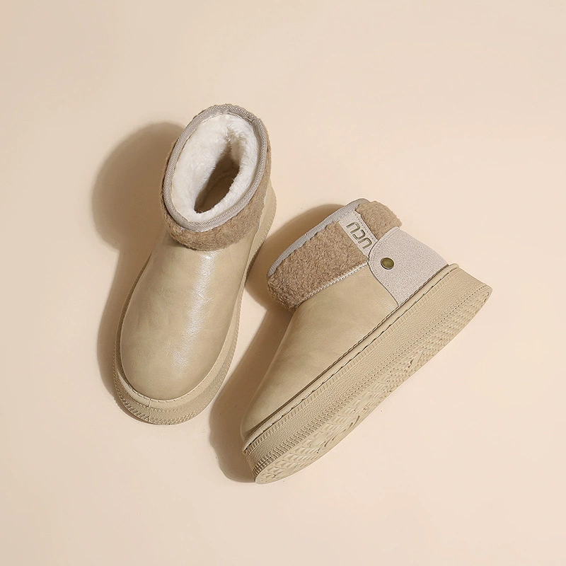 若纪 Warm winter boots, universal shoes for leisure