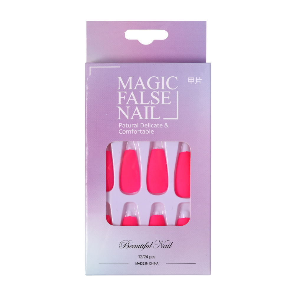 Fluorescence short nail stickers