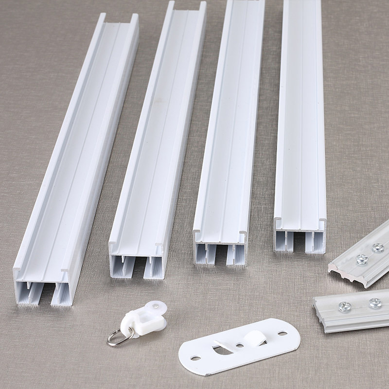 Factory Direct Supply Smart Open and Close Curtain Curtain Track Square Track Luxe Electric Curtain Track Guide Rail Curtain Track