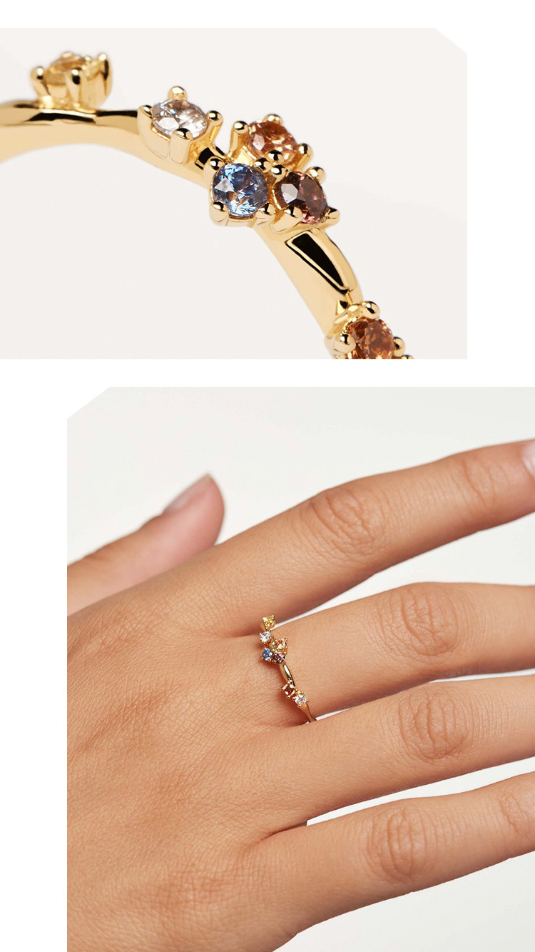 Rings Classification 925 Sterling Silver Zircon Geometric Rings