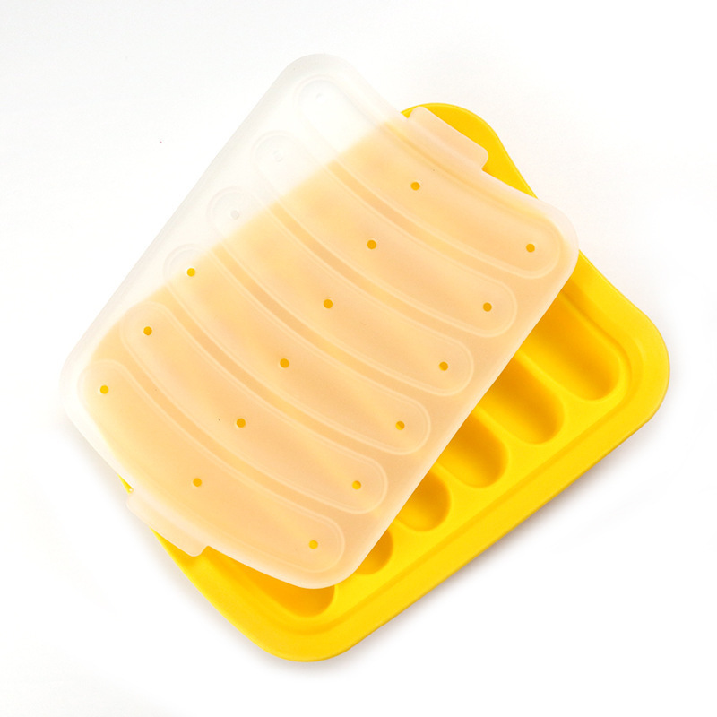 FDA食品級シリコンホットドッグソーセージ金型赤ちゃん補助食自作diyハム腸焙煎金型|undefined