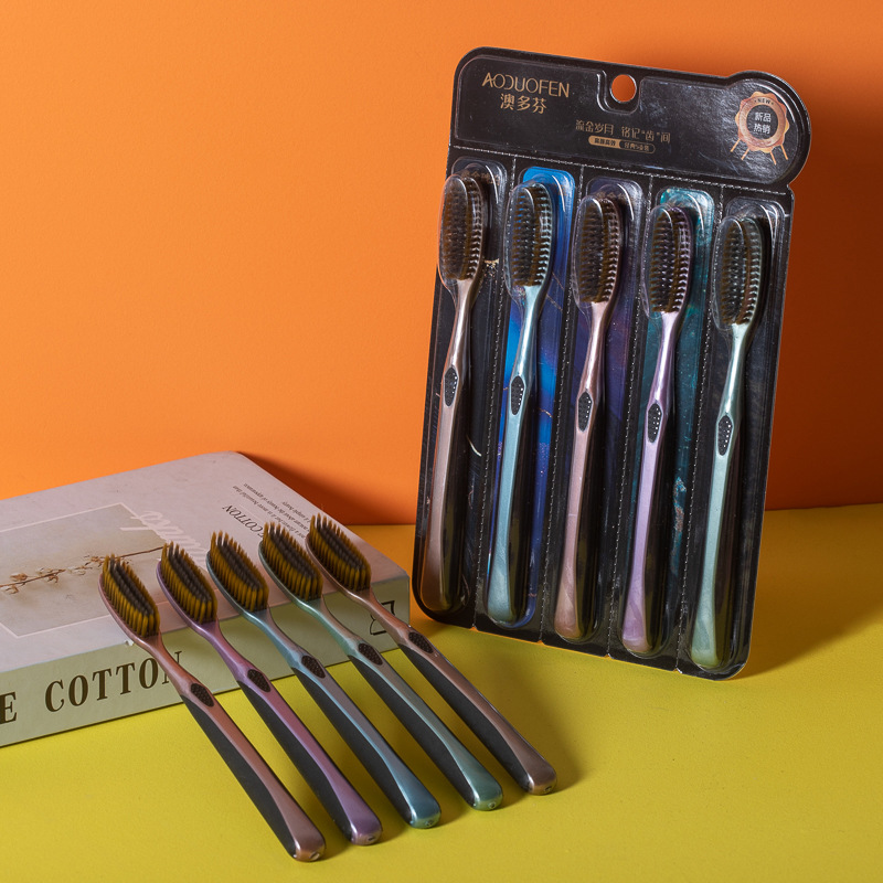 [오도브 U자형 롱헤드 칫솔] 5개 1세트