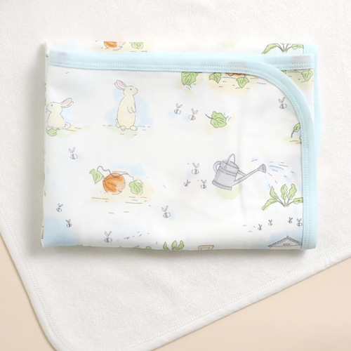 Baby diaper pad, baby combed cotton four-season diaper mattress, newborn washable urine diaper care pad