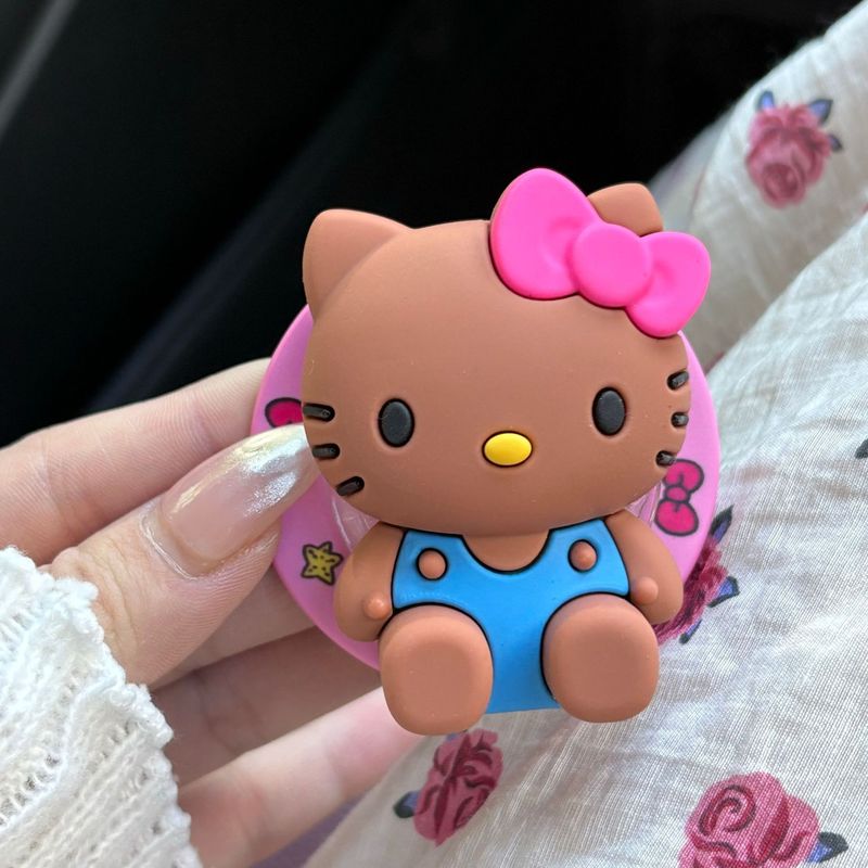 可爱卡通硅胶kitty猫支架适用magsafe磁吸手机壳桌面懒人神器创意|undefined