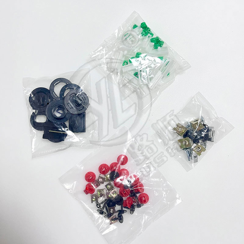 Hebilla mixta clip de plástico hebilla decorativa interior panel de la puerta panel sujetador comúnmente utilizado nylon mezclado traje de clip