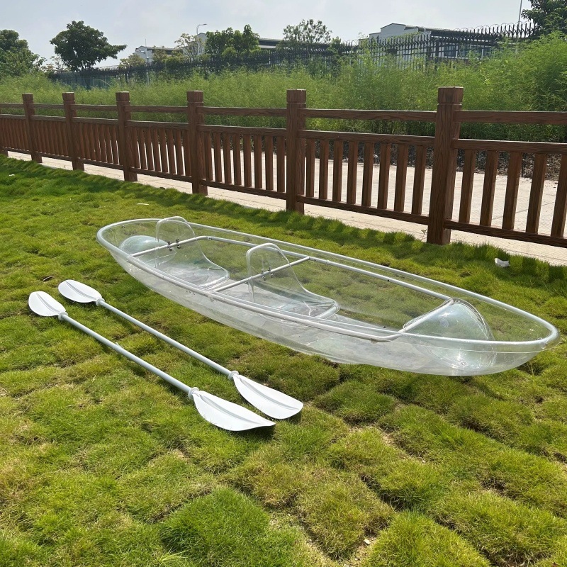 Rafting Boat, Canoe, Crystal Boat, Water Transparent Boat, Scenic Park, Play Boat, Wedding Photography, Internet Celebrity Glass Boat