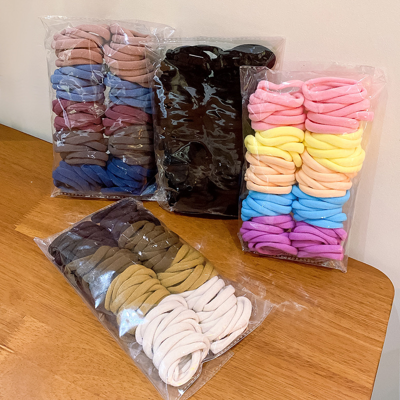 5.5cm thick high elastic towel ring hair ring hair rope wholesale basic hair rubber band women's hair accessories hair rope