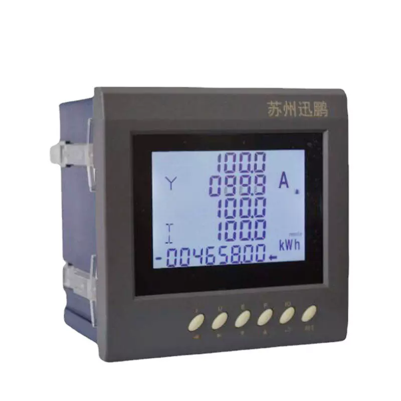 SPC620显示清晰多功能电力仪表 性能稳定方形LCD液晶显示电力仪表