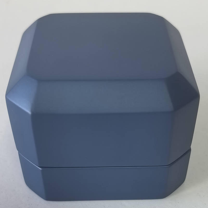 High-gloss Paint 65*65*50mm Jewelry Box Ring Jewelry Box Minimalist Style Portable Travel Ring Box