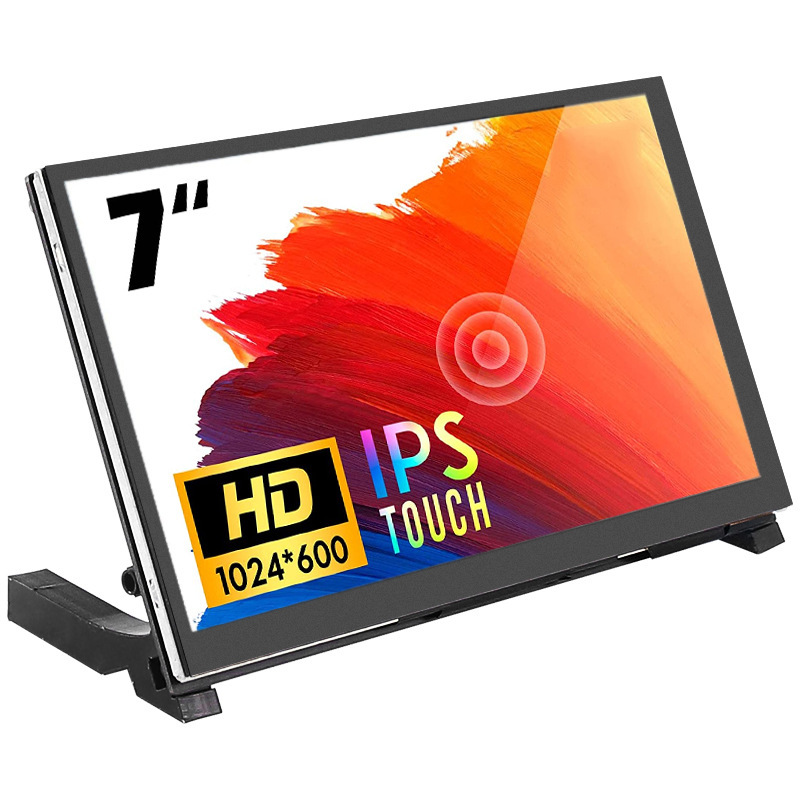 Raspberry Pi Display 7inch Hd Touch Capacitive Screen HDMI Supports Orange Pi Pi5 Pro Max Ultra