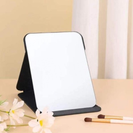 Espejo de maquillaje con luz dormitorio de estudiantes tocador de escritorio espejo recargable Shell led luz de relleno espejo de tocador