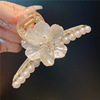 Crystal, crab pin, hair accessory, hair stick, shark for bath, hairpins for elementary school students, flowered