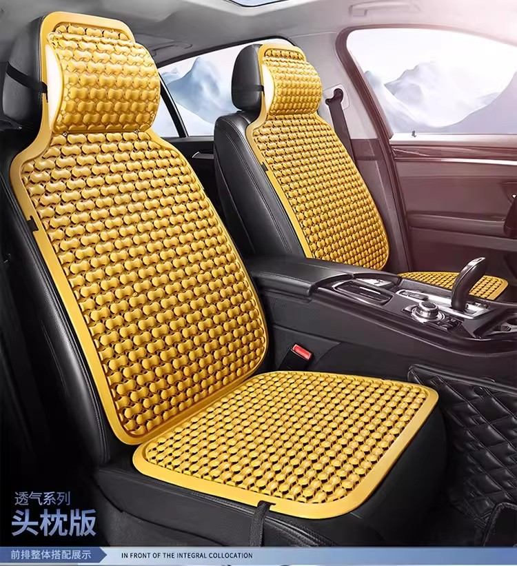 Summer Universal Car Plastic Seat Cushion, Ventilated and Breathable, Suitable for Vans and Large Passenger Trucks, Single-Piece Cooling Seat Pad
