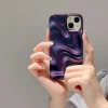Three-dimensional water ripples-colorful purple