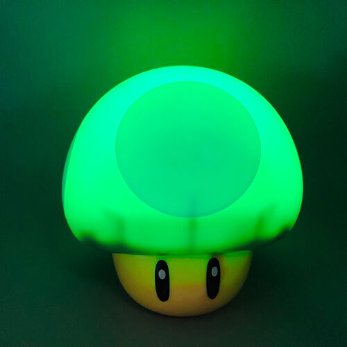 USB rechargeable night light cute sounding mushroom light sound effect decorative gift light red green light