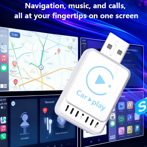 Best-selling carplay wireless adapter for smart car connectivity, foreign Apple and Android Autocarplay box