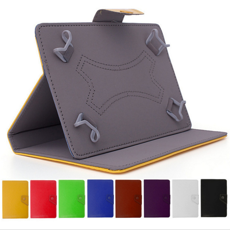 Universal 7/8/9/10-inch crystal pattern Universal Tablet leather case four-corner hook protective case Factory wholesale order