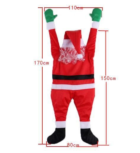 Christmas Cartoon Style Funny Santa Claus Cloth Indoor Outdoor Party Hanging Ornaments display picture 2