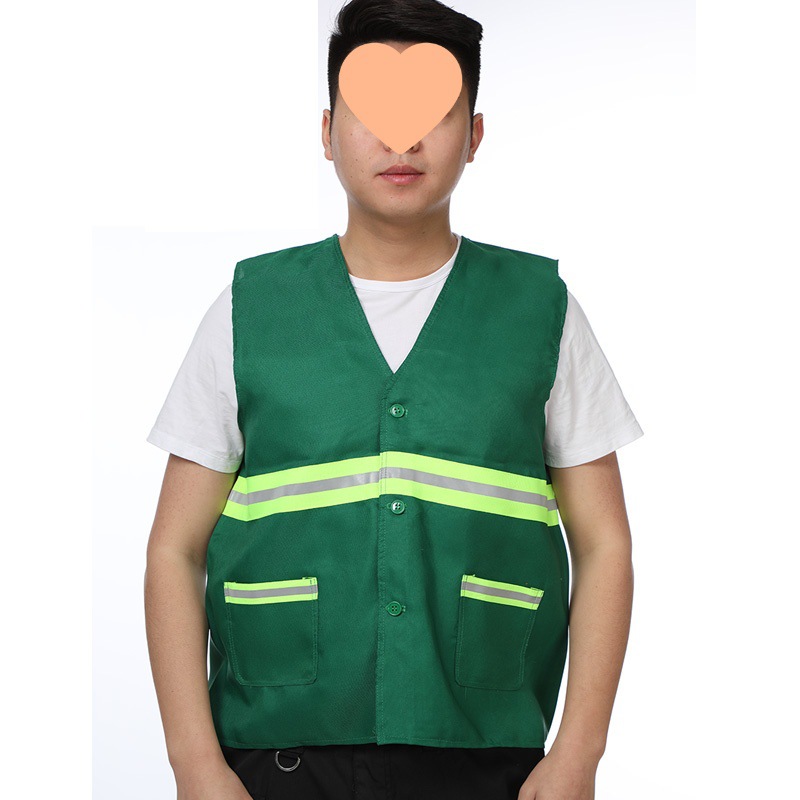 Cazura reflector chaleco jardín limpio construcción ferroviaria sanitario ropa de trabajo impresión personalizada gratuita