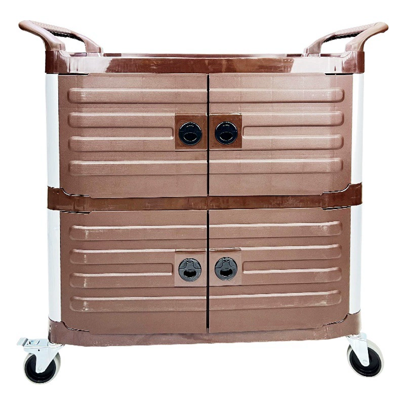 Ресторан утолщенный пластиковый трехслойный обеденный автомобиль посуда коллекция столовая Многофункциональный гостиничный Ресторан коммерческий ручной толкающий автомобиль-ресторан