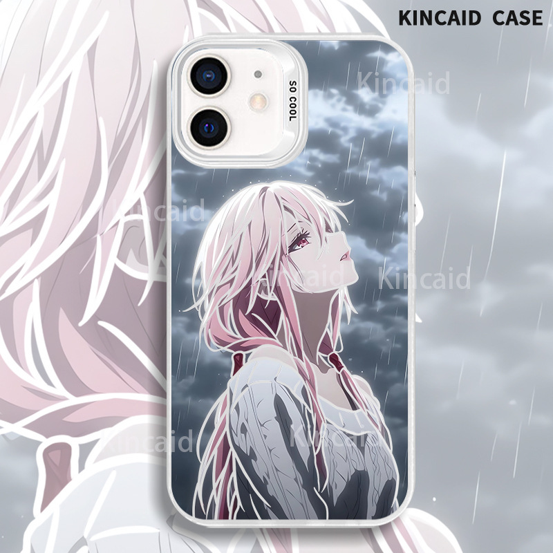 ‌‌楪祈适用苹果16华为荣耀VIVO小米三星创意动漫防摔幻影银手机