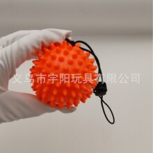 跨境PVC刺球软球软刺猬球按摩指力球手掌握力通感球家用握力球