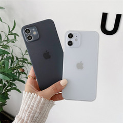 簡約個性磨砂適用iPhone12手機殼XS全包邊蘋果15pro/7plus保護套