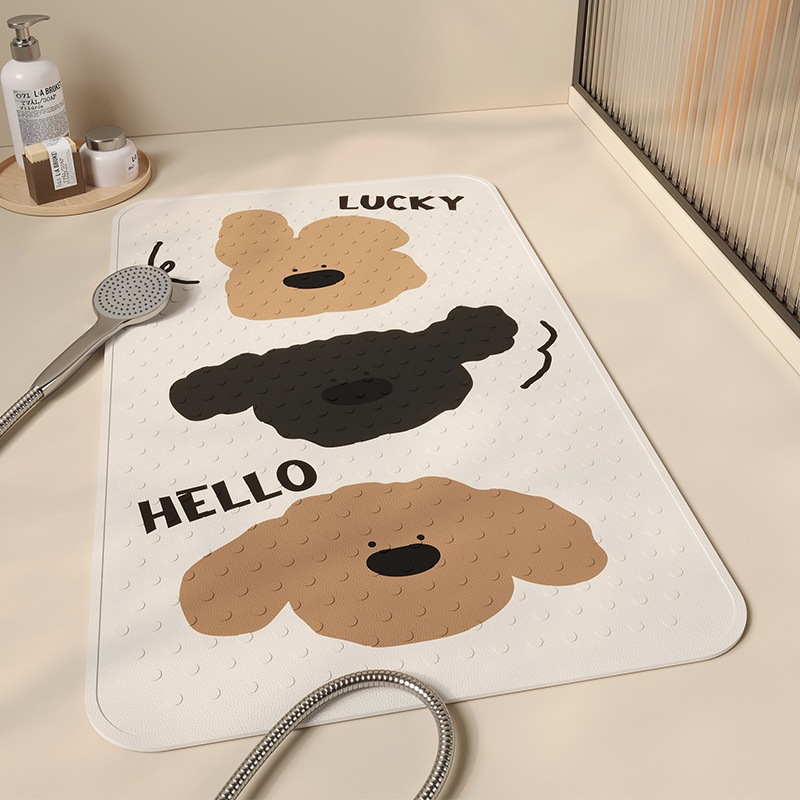 Non-slip Cartoon Bath Mat For Bathroom Rug With Rubber Backing_voghion.com