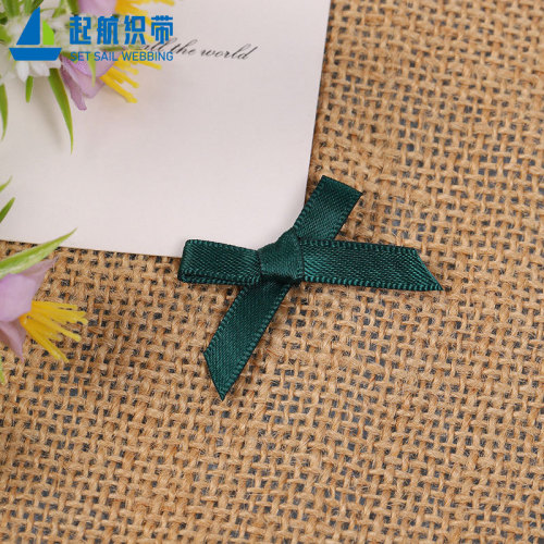 6MM double-sided polyester belt machine-tied small bow 36-color underwear and stockings bow hand-tied bow
