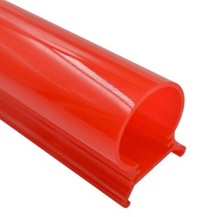 pc lampshade design LED tube light diffusion White pc lampshade transparent light bar PMAA plastic extrusion lampshade