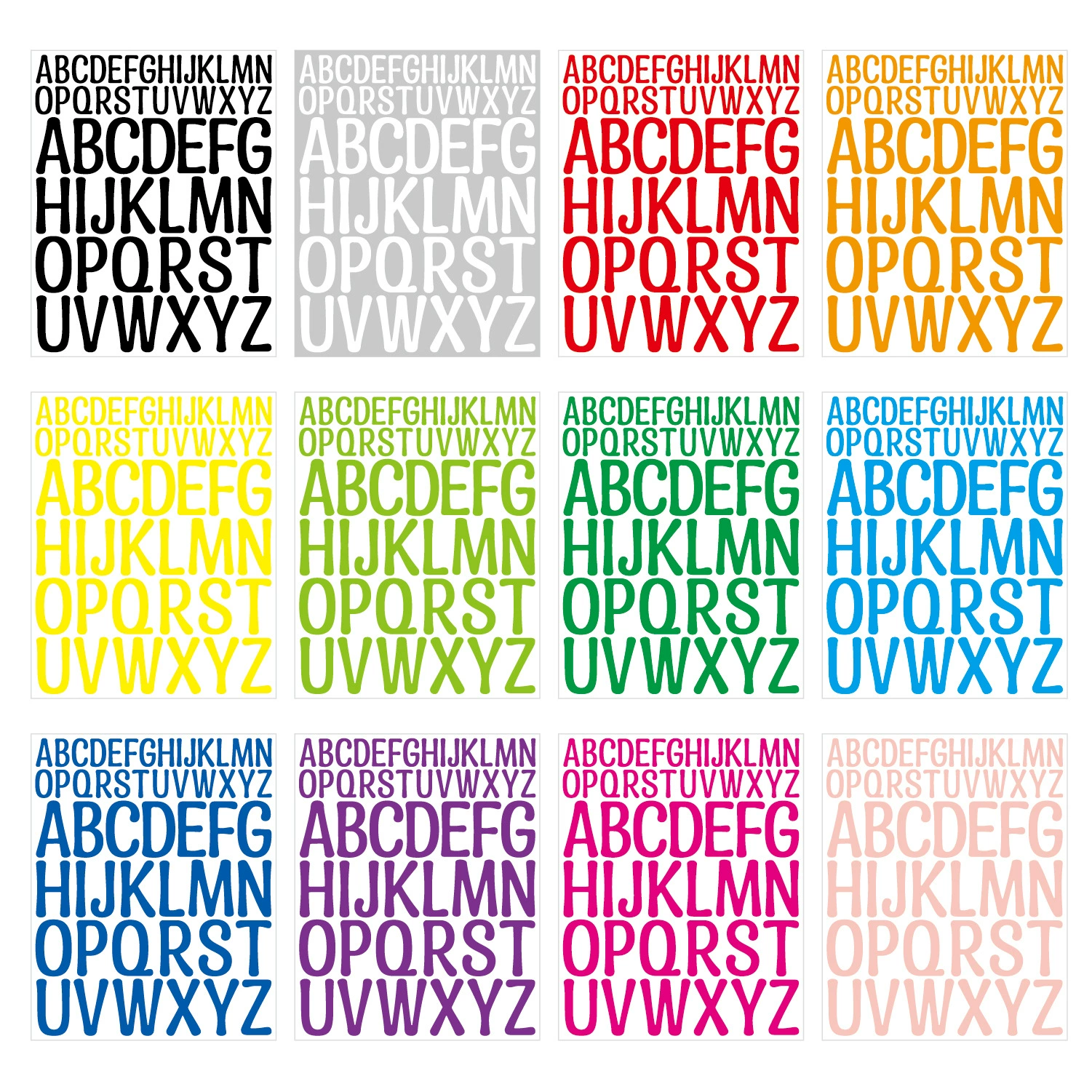 Наклейка с буквами 1 + 2 дюйма виниловая водостойкая виниловая самоклеящаяся Подарочная ручная учетная буква клейкая этикетка наклейка