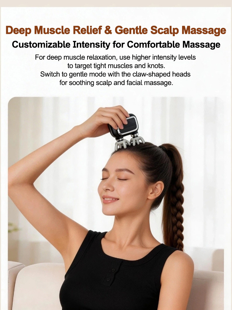 Pistolet de massage portable mini appareil pour nuque et dos_voghion.com