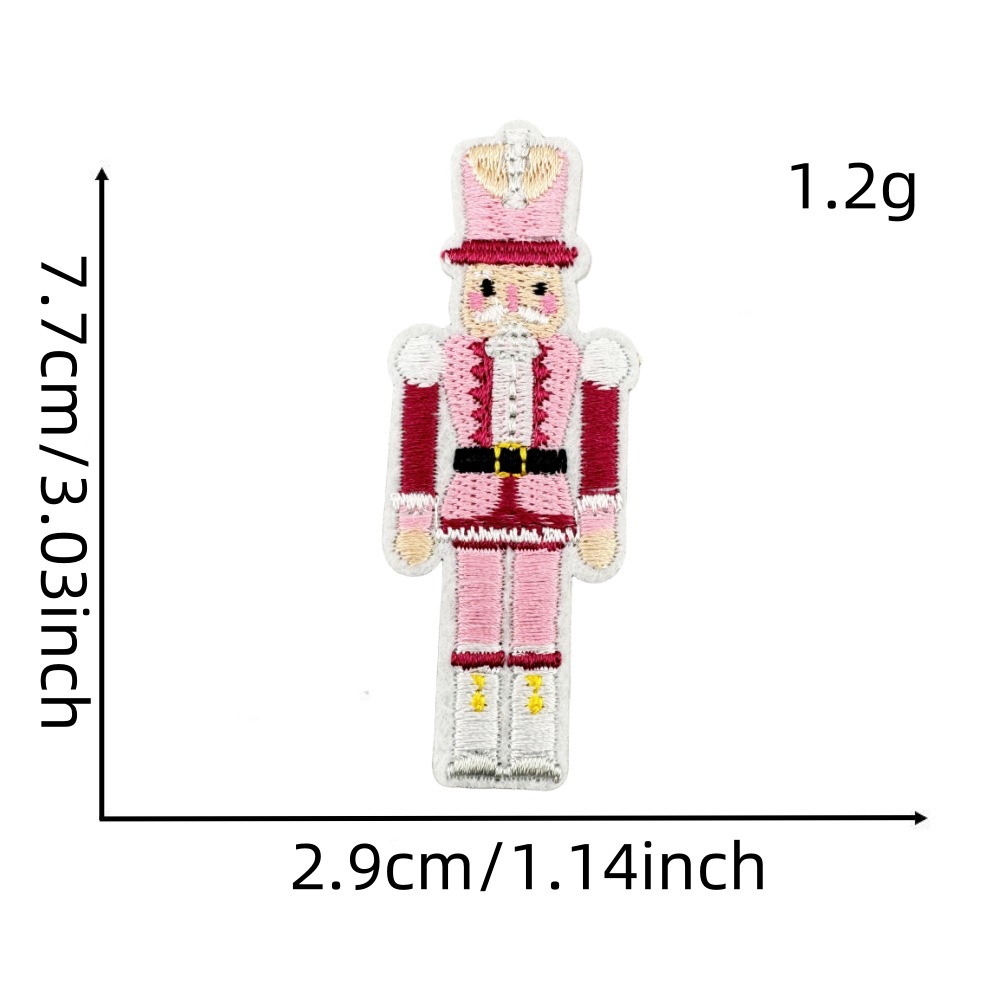 3g Weight Clothing Sticker Patches Classification 1 Piece Quantity Nonwoven, Polyester Material Christmas Festival Christmas Tree, Snowman, Snowflake Pattern Cute Style 1 Piece Cute Christmas Tree Snowman Snowflake Nonwoven Polyester Clothing Sticker Patches 1
