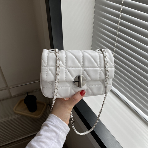  Summer New Fashion PU Chain Strap Bag Shoulder Crossbody Small Purse Women's Bag Support Large Wholesale Mixed Batch