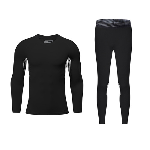 Tights suit for children and adults fitness elastic warm sportswear football base shirt basketball training clothes quick-drying
